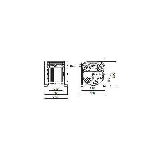 Zwijadło 493 9,5x13mm 30m 493013 RQS Zwijadło 493 9,5x13mm 30m 493013 RQS