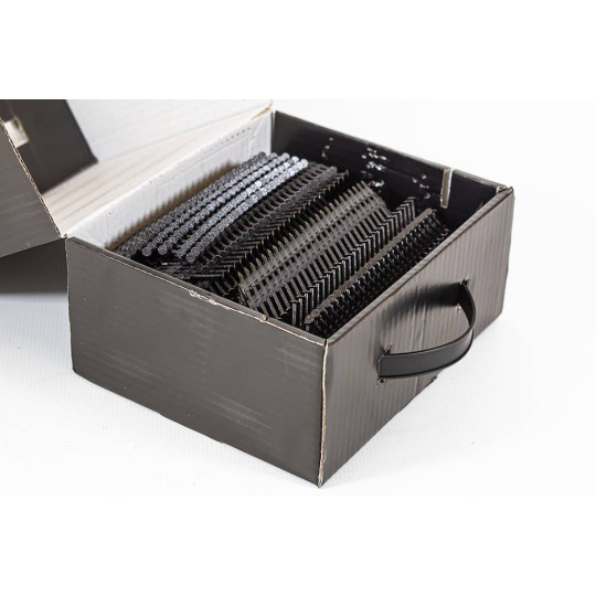 Gwoździe DEKRA na plastiku 2.8/50 czarne HDG RI 1op.- 2.500szt. Gwoździe DEKRA na plastiku 2.8/50 czarne HDG RI 1op.- 2.500szt.