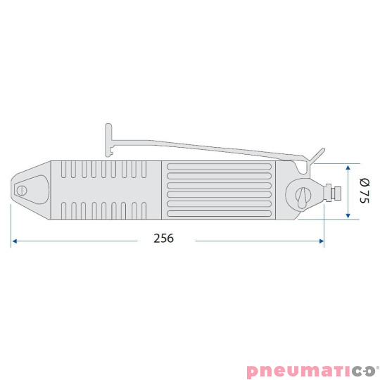 Szczypce pneumatyczne MR50A (bez ostrzy) Szczypce pneumatyczne MR50A (bez ostrzy)