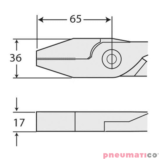 Kombinerki do szczypiec pneumatycznych NILE Y8P