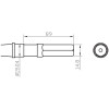 Wiertło Monobloc do młota Toku TH-5S CB9F25013 Wiertło Monobloc do młota Toku TH-5S CB9F25013