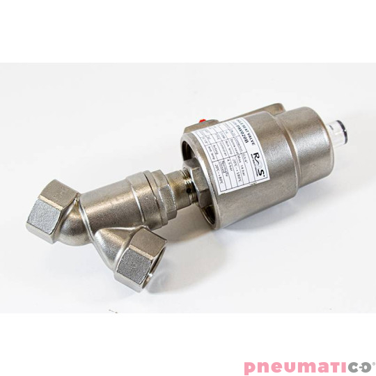 Zawór kątowy nierdzewny NC PAV020B Rectus 3/4"  Zawór kątowy nierdzewny NC PAV020B Rectus 3/4"