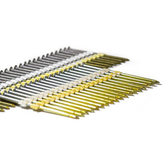 Gwoździe łączone plastikiem RK 3.4/97 NK 1op.- 2.000szt. Gwoździe łączone plastikiem RK 3.4/97 NK 1op.- 2.000szt.