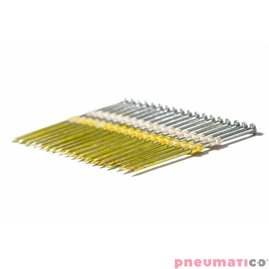 Gwoździe łączone plastikiem PREBENA RK 2.8/60 BK RI  1op.- 4.200szt. Gwoździe łączone plastikiem PREBENA RK 2.8/60 BK RI  1op.- 4.200szt.