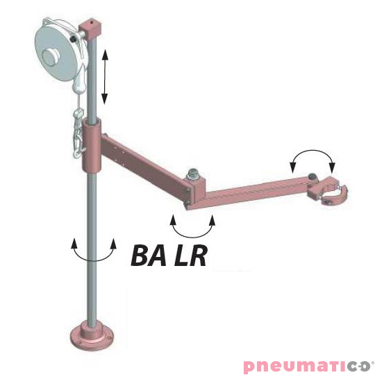 Height adjusting clamp for BA 12 & BA 25