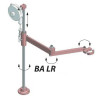 Height adjusting clamp for BA 12 & BA 25