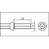 Żedrź wiertnicza stożkowa II do młotów Toku CB2261510500 Żedrź wiertnicza stożkowa II do młotów Toku CB2261510500