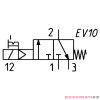 ELEKTROZAWÓR 3/2 1/8" CAMOZZI 338-015-02 ELEKTROZAWÓR 3/2 1/8" CAMOZZI 338-015-02