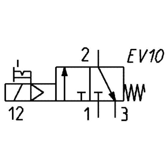 ELEKTROZAWÓR 3/2 NC 1/8" CAMOZZI 338L-015-02 ELEKTROZAWÓR 3/2 NC 1/8" CAMOZZI 338L-015-02
