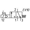ELEKTROZAWÓR 3/2 NC 1/8" CAMOZZI 338L-015-02 ELEKTROZAWÓR 3/2 NC 1/8" CAMOZZI 338L-015-02