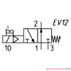 ELEKTROZAWÓR 3/2 NO 1/8'' CAMOZZI 348-015-02 ELEKTROZAWÓR 3/2 NO 1/8'' CAMOZZI 348-015-02