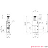 ELEKTROZAWÓR 3/2 NC 1/4" CAMOZZI 334-015-02 ELEKTROZAWÓR 3/2 NC 1/4" CAMOZZI 334-015-02