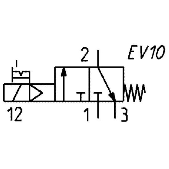 ELEKTROZAWÓR 3/2 NC 1/4" CAMOZZI 434-015-22 ELEKTROZAWÓR 3/2 NC 1/4" CAMOZZI 434-015-22