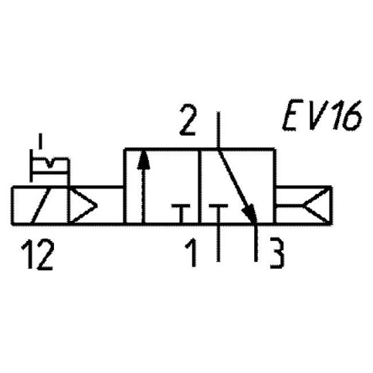 ELEKTROZAWÓR 3/2 NC 1/4 CAMOZZI 434-016-22 ELEKTROZAWÓR 3/2 NC 1/4 CAMOZZI 434-016-22