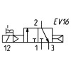 ELEKTROZAWÓR 3/2 NC 1/4 CAMOZZI 434-016-22 ELEKTROZAWÓR 3/2 NC 1/4 CAMOZZI 434-016-22