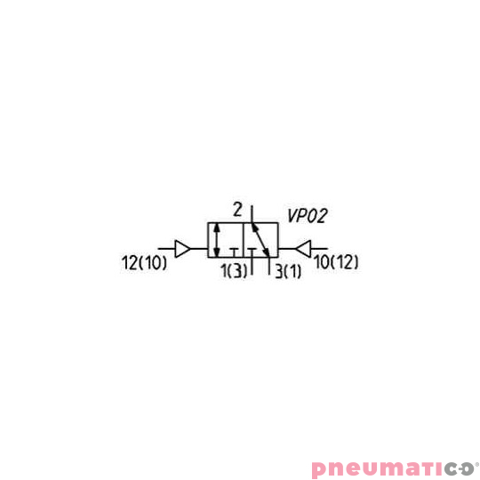 ELEKTROZAWÓR 3/2 1/4" CAMOZZI 334-033