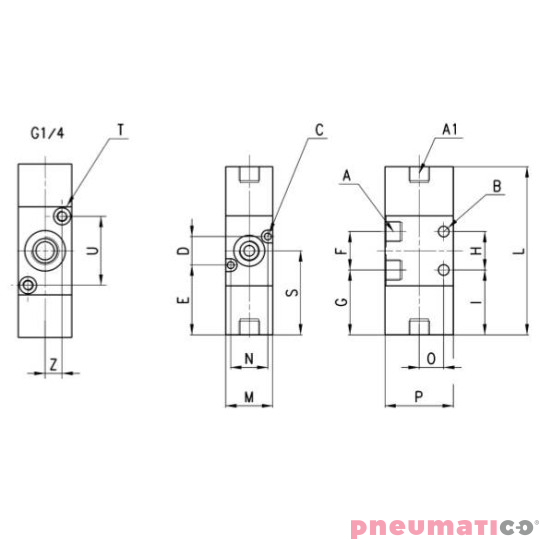 ELEKTROZAWÓR 3/2 1/8" CAMOZZI 338L-033EX ELEKTROZAWÓR 3/2 1/8" CAMOZZI 338L-033EX