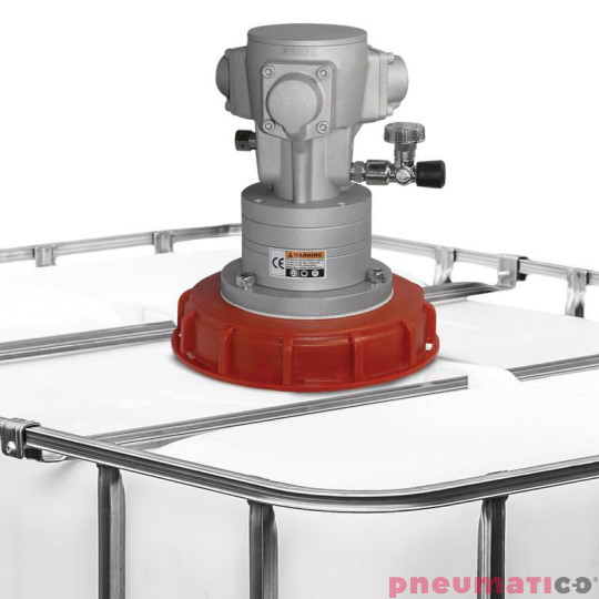 Mieszadło pneumatyczne lakiernicze do zbiorników typu MAUSER/IBM MA-57 R10 MAX MAUSER/IBM Mieszadło pneumatyczne lakiernicze do zbiorników typu MAUSER/IBM MA-57 R10 MAX MAUSER/IBM