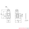 Wtyczka + dioda LED DIN 43650 CAMOZZI 122-601 Wtyczka + dioda LED DIN 43650 CAMOZZI 122-601