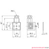Wtyczka LED 230V DIN 43650 IP65 CAMOZZI 124-703 Wtyczka LED 230V DIN 43650 IP65 CAMOZZI 124-703