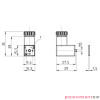 Wtyczka DIN 43650 9,4 mm+ LED CAMOZZI 125-601 Wtyczka DIN 43650 9,4 mm+ LED CAMOZZI 125-601