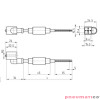 Wtyczka prosta z przewodem 2m CAMOZZI 125-903-2 Wtyczka prosta z przewodem 2m CAMOZZI 125-903-2