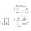 CEWKA CAMOZZI H8B ATEX 24V AC CEWKA CAMOZZI H8B ATEX 24V AC