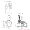 ELEKTROZAWÓR CAMOZZI CFB-A13L-W1 2/2 NO 3/8 FKM ELEKTROZAWÓR CAMOZZI CFB-A13L-W1 2/2 NO 3/8 FKM