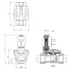 ELEKTROZAWÓR CAMOZZI CFB-A16R-E1 2/2 NA 1 EPDM ELEKTROZAWÓR CAMOZZI CFB-A16R-E1 2/2 NA 1 EPDM