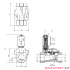 ELEKTROZAWÓR CAMOZZI CFB-A17T-W1 2/2 NO 1 1/4 FKM ELEKTROZAWÓR CAMOZZI CFB-A17T-W1 2/2 NO 1 1/4 FKM