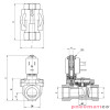 ELEKTROZAWÓR CAMOZZI CFB-A23L-E1 2/2 NC 3/8 EPDM ELEKTROZAWÓR CAMOZZI CFB-A23L-E1 2/2 NC 3/8 EPDM