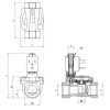 ELEKTROZAWÓR CAMOZZI CFB-A23L-R1-B72 2/2 NC 3/8 NBR ELEKTROZAWÓR CAMOZZI CFB-A23L-R1-B72 2/2 NC 3/8 NBR