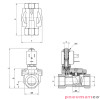 ELEKTROZAWÓR CAMOZZI CFB-A23L-W1 2/2 NC 3/8 FKM ELEKTROZAWÓR CAMOZZI CFB-A23L-W1 2/2 NC 3/8 FKM