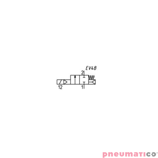 ELEKTROZAWÓR CAMOZZI CFB-A24N-R1-B7H 2/2 NC 1/2 NBR