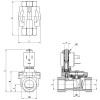 ELEKTROZAWÓR CAMOZZI CFB-A26R-R1 2/2 NC G 1 ELEKTROZAWÓR CAMOZZI CFB-A26R-R1 2/2 NC G 1