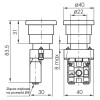 Zawór ręczny - przycisk awaryjny dwupozycyjny 3/2 NC PNEUMAX Zawór ręczny - przycisk awaryjny dwupozycyjny 3/2 NC PNEUMAX