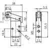 Zawór ręczny - dźwignia z rolką - sprężyna 3/2 PNEUMAX Zawór ręczny - dźwignia z rolką - sprężyna 3/2 PNEUMAX