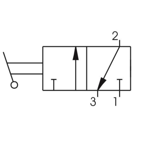 Zawór ręczny - przełącznik dwupozycyjny 3/2 PNEUMAX Zawór ręczny - przełącznik dwupozycyjny 3/2 PNEUMAX