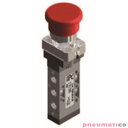 Zawór ręczny - przycisk awaryjny dwupozycyjny 5/2 PNEUMAX