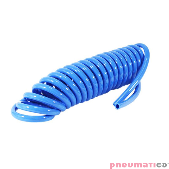 Wąż spiralny RQS PU 8x5mm 5m prosta końcówka SHTBC080505 Wąż spiralny RQS PU 8x5mm 5m prosta końcówka SHTBC080505