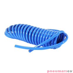 Wąż spiralny RQS PU 10x6,5mm 5m prosta końcówka SHTBC106505