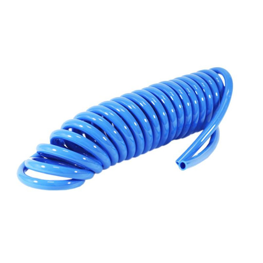 Wąż spiralny RQS PU 10x6,5mm 15m prosta końcówka SHTBC106515 