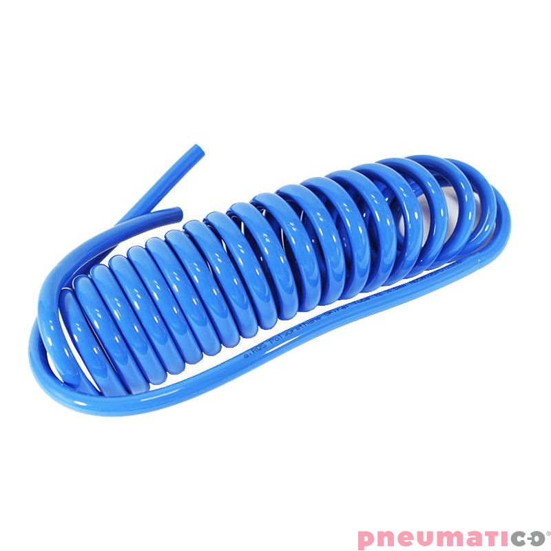 Wąż spiralny RQS PU 16x11mm 8m prosta końcówka SHTBC161108  Wąż spiralny RQS PU 16x11mm 8m prosta końcówka SHTBC161108