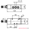 Elektrozawór - cewka - sprężyna 5/2 PNEUMAX Elektrozawór - cewka - sprężyna 5/2 PNEUMAX