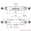 Elektrozawór - cewka - cewka 5/3 PNEUMAX Elektrozawór - cewka - cewka 5/3 PNEUMAX