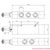 Zawór elektromagnetyczny - cewka - sprężyna 5/2 PNEUMAX Zawór elektromagnetyczny - cewka - sprężyna 5/2 PNEUMAX