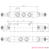 Zawór elektromagnetyczny - cewka - cewka 5/3 PNEUMAX Zawór elektromagnetyczny - cewka - cewka 5/3 PNEUMAX