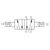 Zawór elektromagnetyczny - cewka - cewka (zasilanie wewnętrzne pilotów) 5/2 PNEUMAX T424.52.0.0.B Zawór elektromagnetyczny - cewka - cewka (zasilanie wewnętrzne pilotów) 5/2 PNEUMAX T424.52.0.0.B