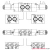 Elektrozawór 5/2 - 4/2 (zestaw uniwersalny) PNEUMAX T514.92.00.35.B Elektrozawór 5/2 - 4/2 (zestaw uniwersalny) PNEUMAX T514.92.00.35.B