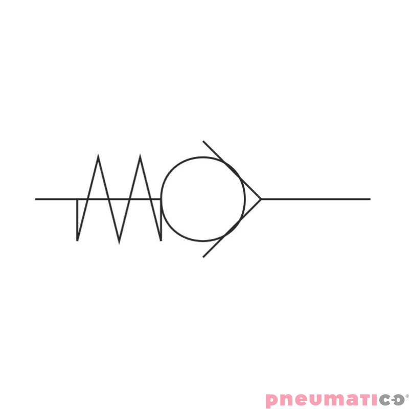 Zawór zwrotny NBR G 1/4" PNEUMAX 6.07.14